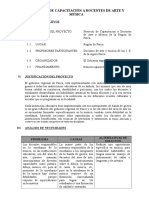 Capacitación docentes música Pasco