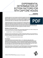 Experimental Determination of Correction Factors For Use With Capture Hoods