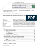 Use of Treated Municipal Wastewater For Irrigation PDF