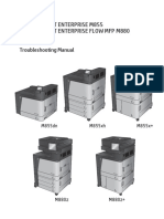 HP LaserJet Enterprise M855 M880 Flow MFP Troubleshooting Manual