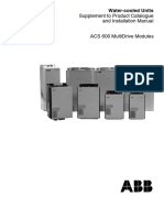 ACS 600 Water-cooled Units Manual