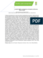 Desenvolvimento de Material Didático: Planejando As Disciplinas de Encaixe, Risco e Corte