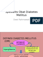 Spesialits Obat Diabetes Mellitus