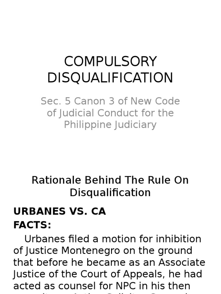 Inhibition of Judges | Download Free PDF | Prejudice (Legal Term) | Lawsuit