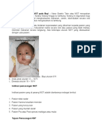 Indikasi Pemasangan NGT Pada Bayi