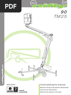 Nifty Lift Parts Manual