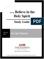 We Believe in the Holy Spirit – Lesson 1 – Study Guide