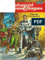 Advanced Dungeons and Dragons Characters Colouring Book