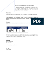 Modelo de Inventarios Eoq Con Descuentos Por Volumen