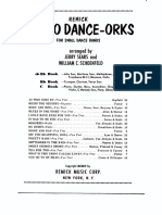 Remick Combo Dance Orks Eb Instruments - Alto, Bari Sax