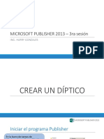 Sesión 3 - Microsoft Publisher 2013
