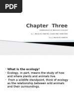 Chapter Three: 3.principles of Wildlife Ecology 3.1 - Wildlife Habitat, Cover and Territory 3.1.1. Wildlife Habitat