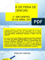 Taller de Feria de Ciencias