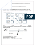 Avaliação de Matemática 5º Ano