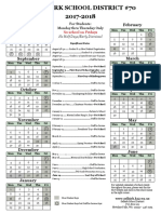 Selkirk School Calendar 2017-2018