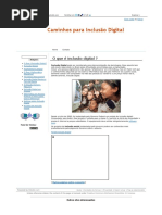 O Que é Inclusão Digital - Caminhos Para Inclusão Digital (1)