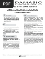 Simulado - Direito Constitucional - XXII Exame de Ordem - 2ª fase