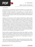 Espelho - Simulado  Direito Penal - XXII Exame de Ordem - 2ª fase