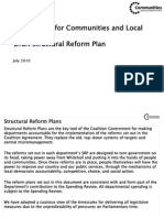 UK DCLG - Draft Structural Reform Plan #bigsociety 