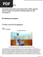 Fit Man and The Scapegoat - Sabbath Sermons