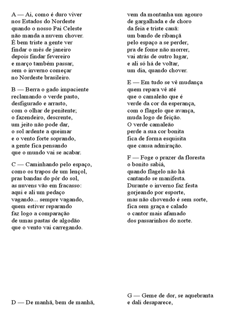 ABC Do Nordeste Flagelado | PDF | Natureza