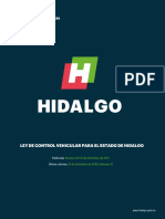 Ley de Control Vehicular para El Estado de Hidalgo