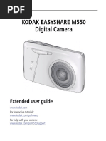 Kodak Easyshare M550 Digital Camera: Extended User Guide