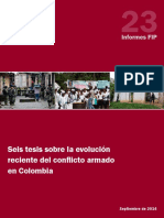 Seis Teiss para Entender La Evolución Del Conflicto en Colombia. Fundación Ideas Paz