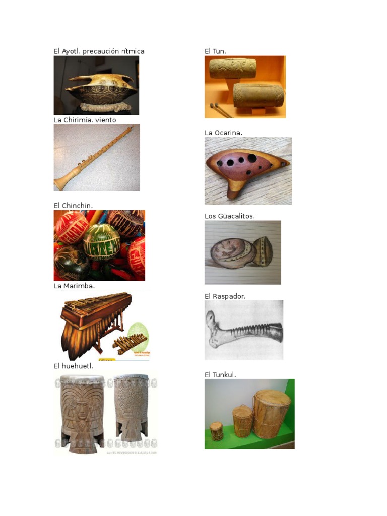 Instrumentos Autóctonos de Guatemala | PDF