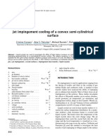 Jet Impingement Cooling of A Convex Semi-Cylindric PDF