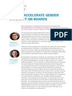 How to Accelerate Gender Diversity on Boards