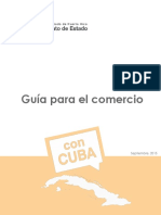 Guía Para Comercio Con Cuba