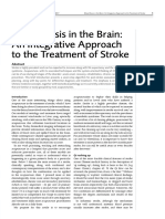 Blood Stasis in the Brain an Integrative Approach to the Treatment of Stroke