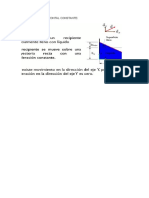 Aceleracion Horizontal Constante