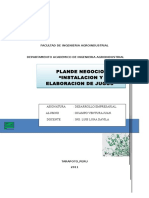 Plan de Negocio de Instacion y Elaboracion de Jugos - Docx OCAMPO