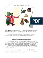 Philippine Folk Dance Traditions Reflecting History