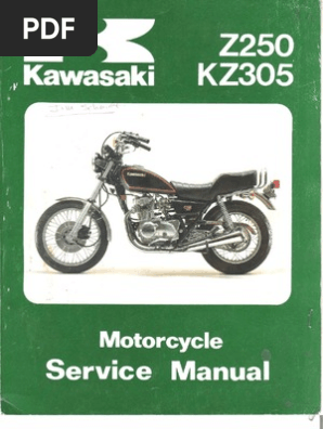 Kawasaki Kz 250 305 79 A Service Manual Pdf Throttle Exhaust Gas
