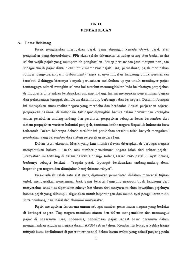 Makalah Tentang Pajak Penghasilan Dan Pajak Pertambahan