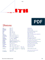 Formulário Math - Rumo Ao Ita PDF