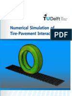 Numerical Simulation of Tire-pavement Interaction 