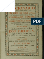 Diccionario de Autoridades VI (S-Z, 1739)