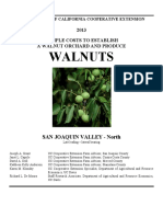 Walnuts: 2013 Sample Costs To Establish A Walnut Orchard and Produce