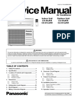 Indoor Unit Outdoor Unit Cs-S9Jkr CS-S12JKR Cu-S9Jkr CU-S12JKR