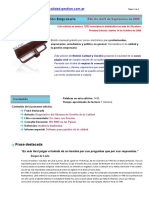 08 - Diagnóstico Del Sistema de Gestión de La Calidad, Más ... - Por Favor, Reenvíe Este Boletín a Sus Contactos.
