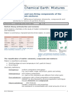 Preliminary chemistry topic - Mixtures - Notes