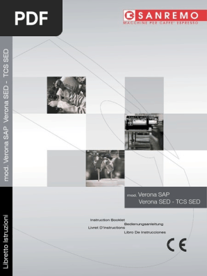 Verona SAP & SED Instruction Manual | PDF | Caffeinated Drinks