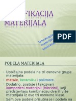 Klasifikacija Materijala