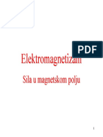 Elektromagnetizam - Sila U Mangnetskom Polju PDF