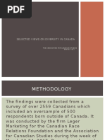 Selected Views On Diversity in Canada: The Association For Canadian Studies M A R C H, 2 0 1 7