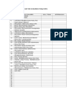 Daftar Dokumen Pokja MFK